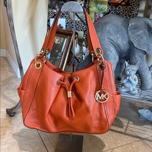 Michael Kors Vibrant Orange Shoulder Bag